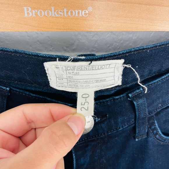 CURRENT/ELLIOT DARK NAVY BLUE SKNIYY JEANS - Picture 3 of 6